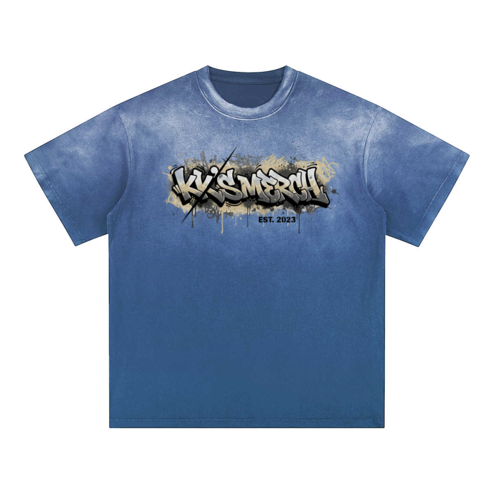 270GSM Unisex Washed Gradient T-Shirt