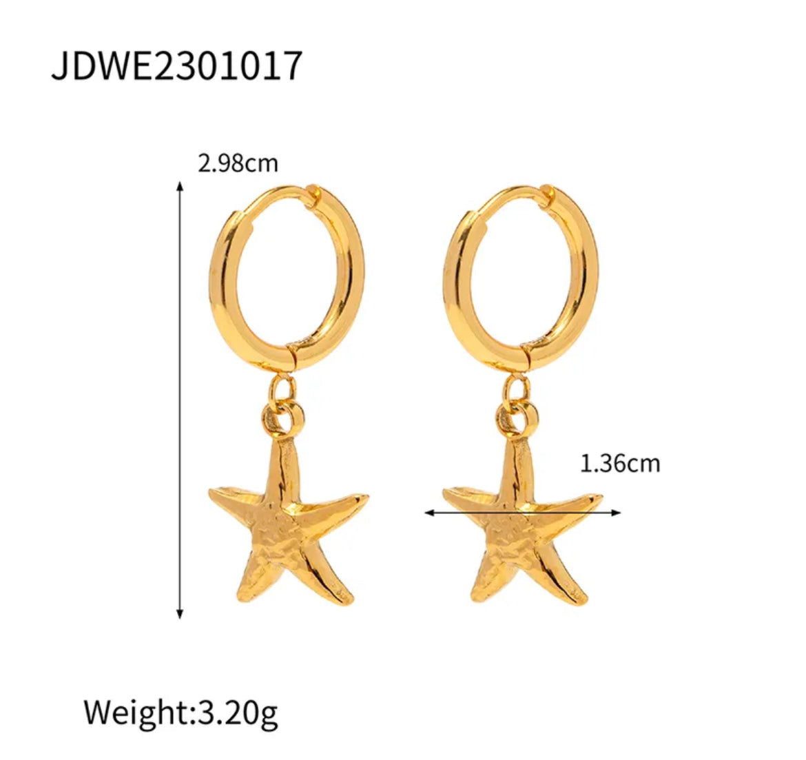 Starfish earring