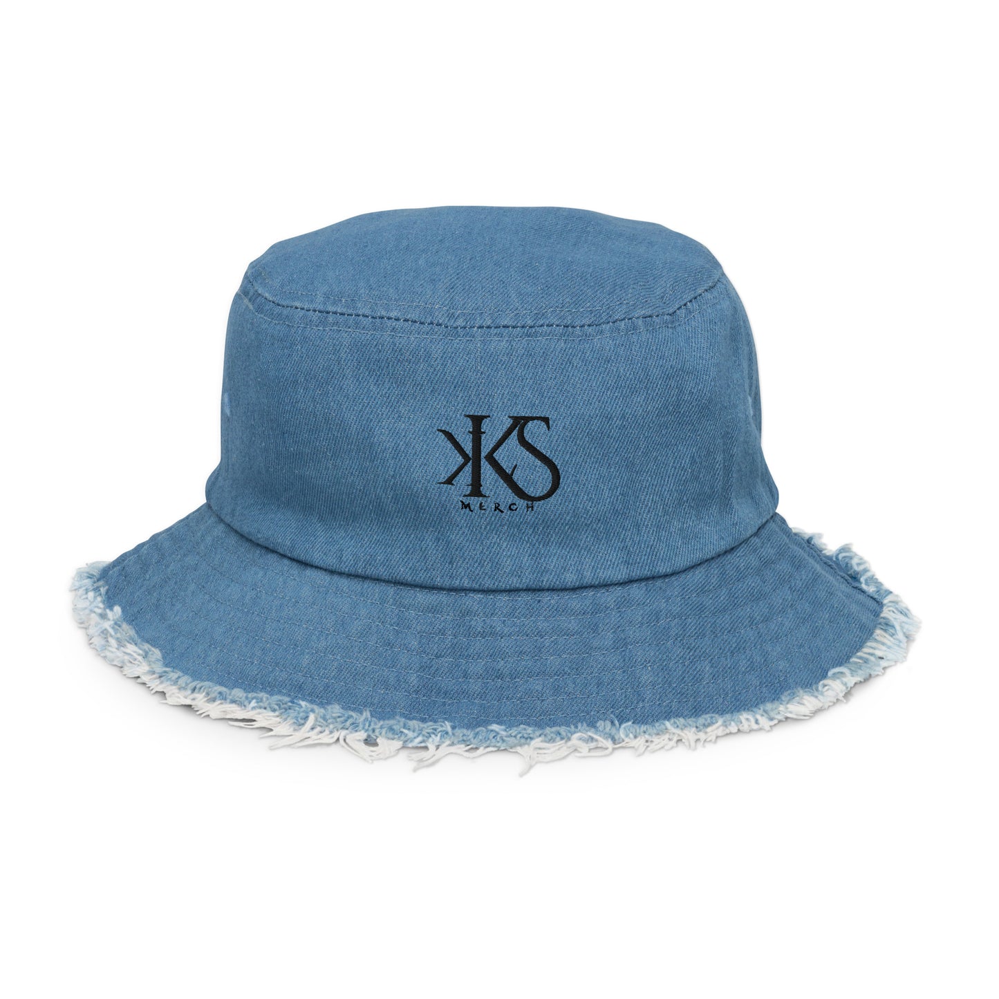 Gorro de pescador vaquero desgastado