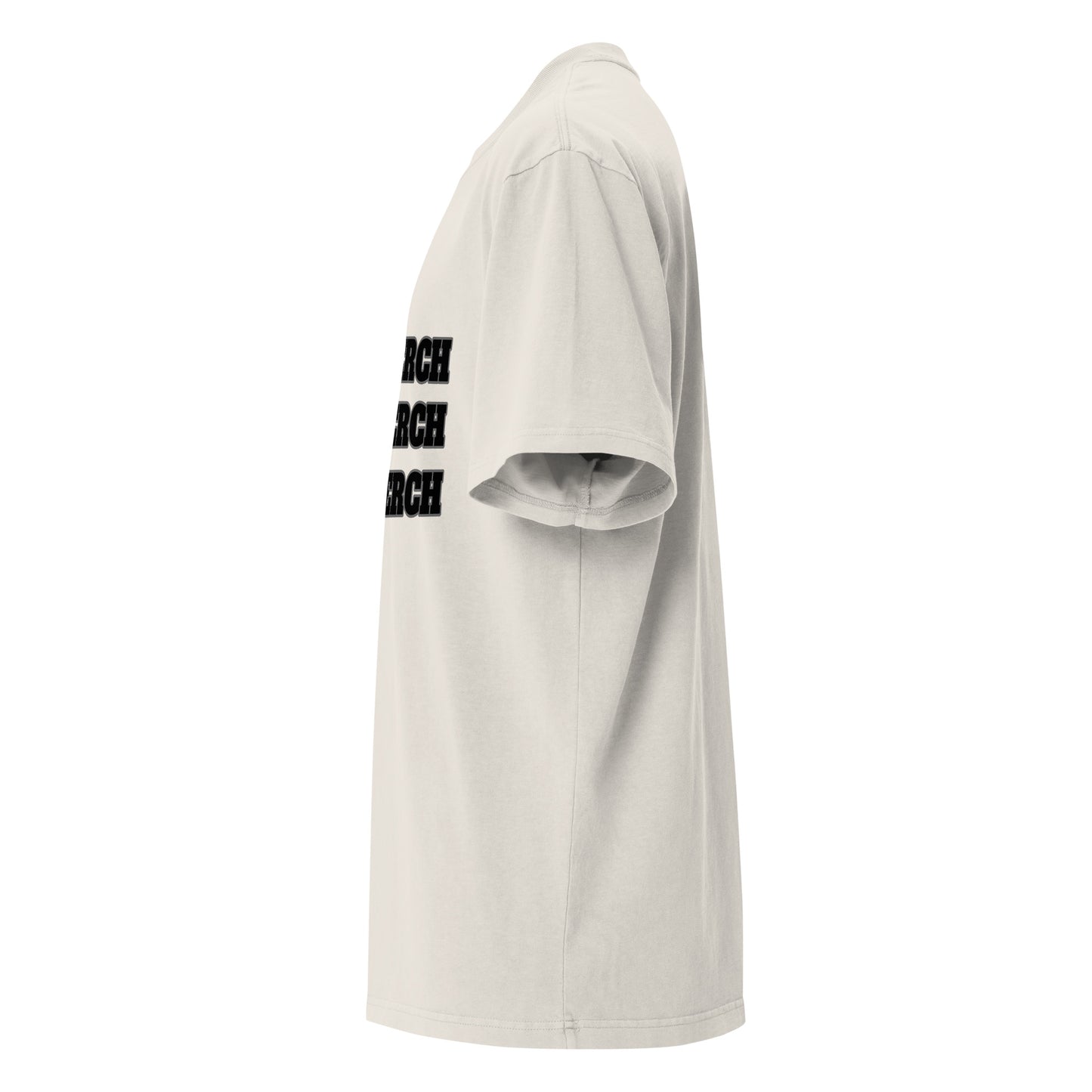 Camiseta oversize con efecto desgastado