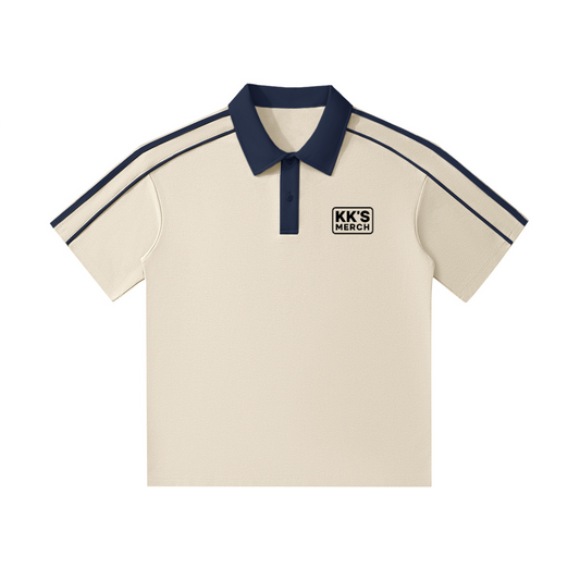 Unisex Contrast Collar Short-Sleeve Polo Shirt（240GSM）