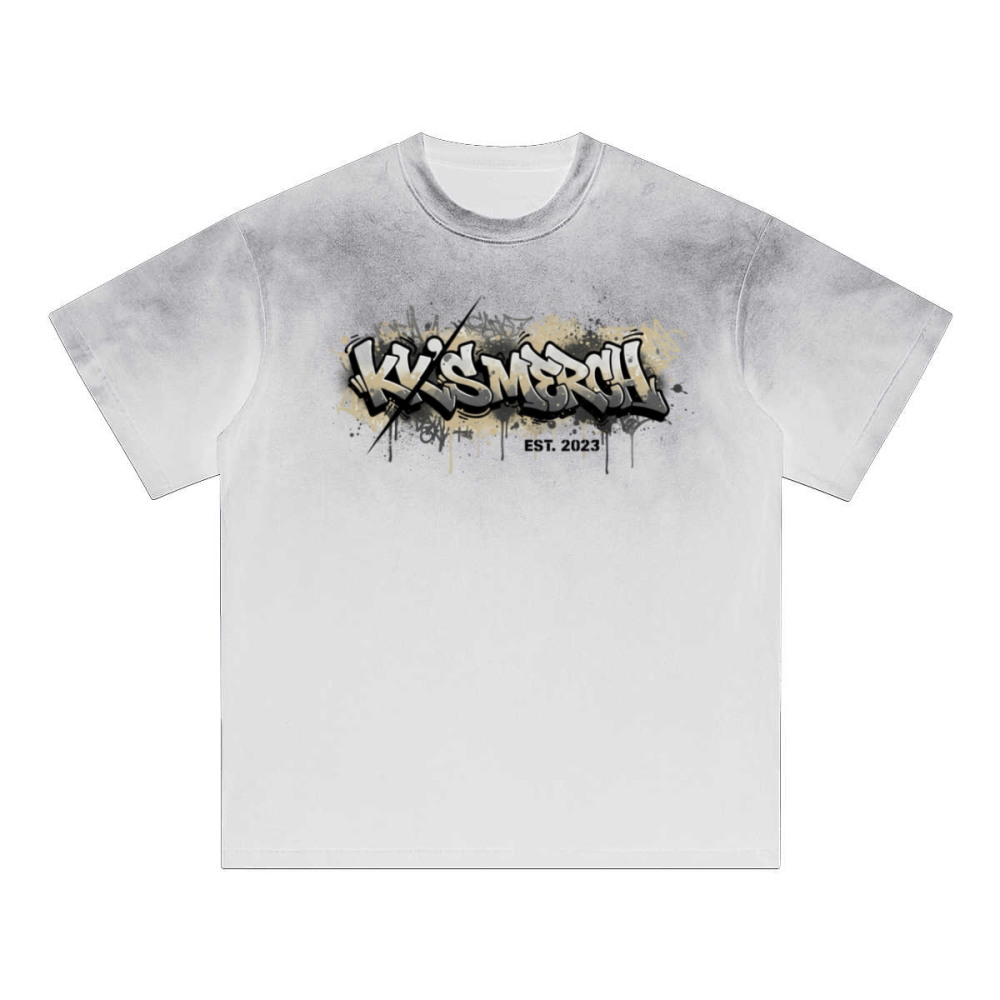 270GSM Unisex Washed Gradient T-Shirt