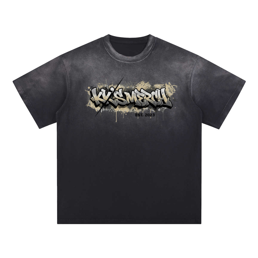 270GSM Unisex Washed Gradient T-Shirt