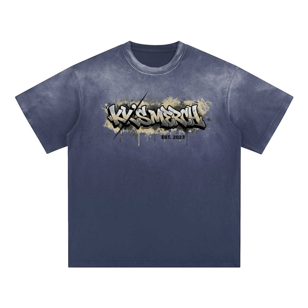 270GSM Unisex Washed Gradient T-Shirt