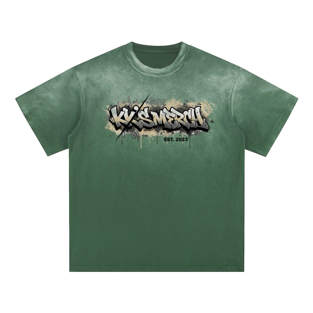 270GSM Unisex Washed Gradient T-Shirt