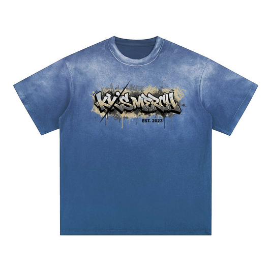 270GSM Unisex Washed Gradient T-Shirt