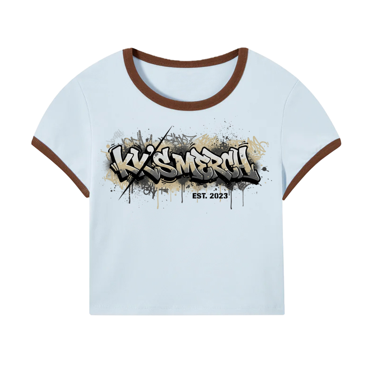 Core Baby Tee Color Ribbing(200GSM)