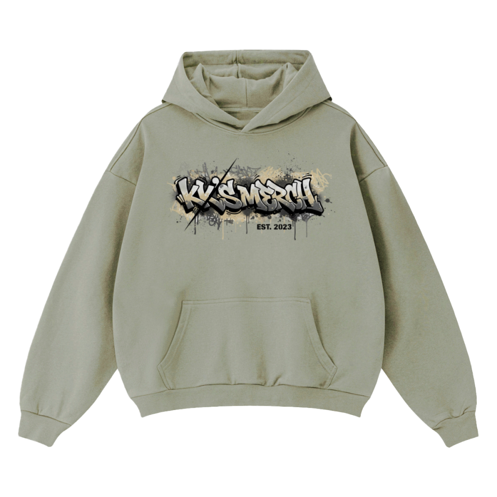 Unisex Cropped Drop Shoulder Heavyweight Oversized Hoodie(460GSM)