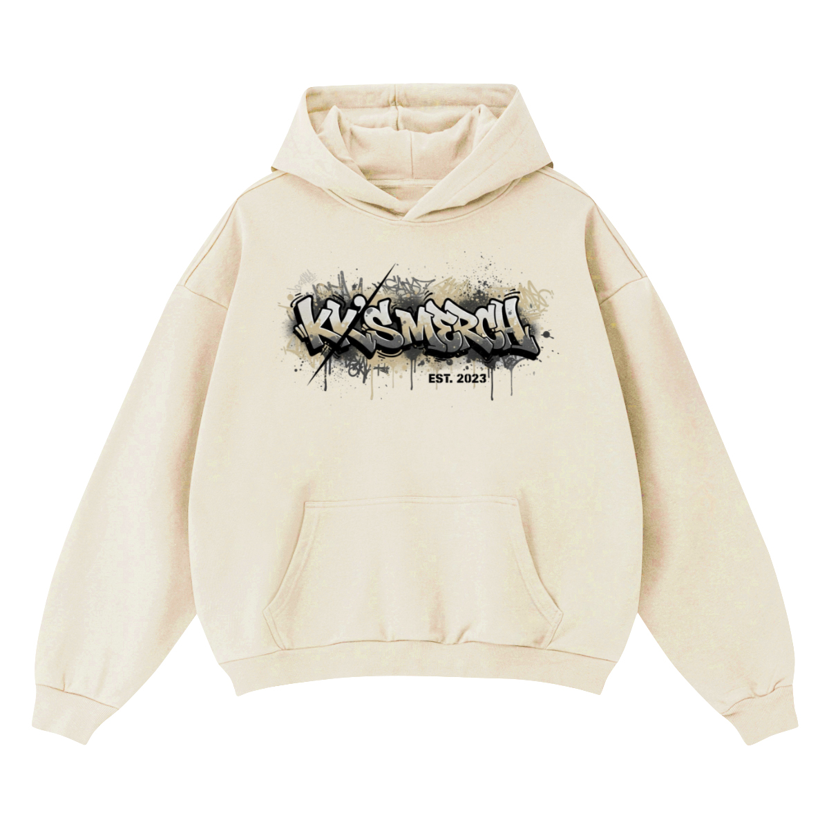 Unisex Cropped Drop Shoulder Heavyweight Oversized Hoodie(460GSM)