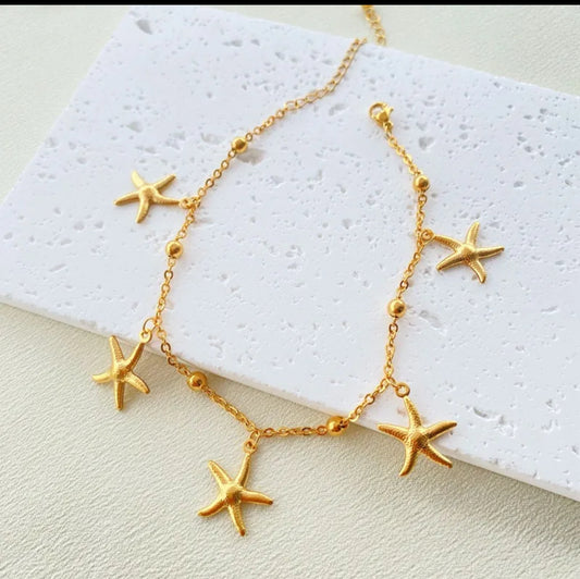 Pulsera de pie de Starfish