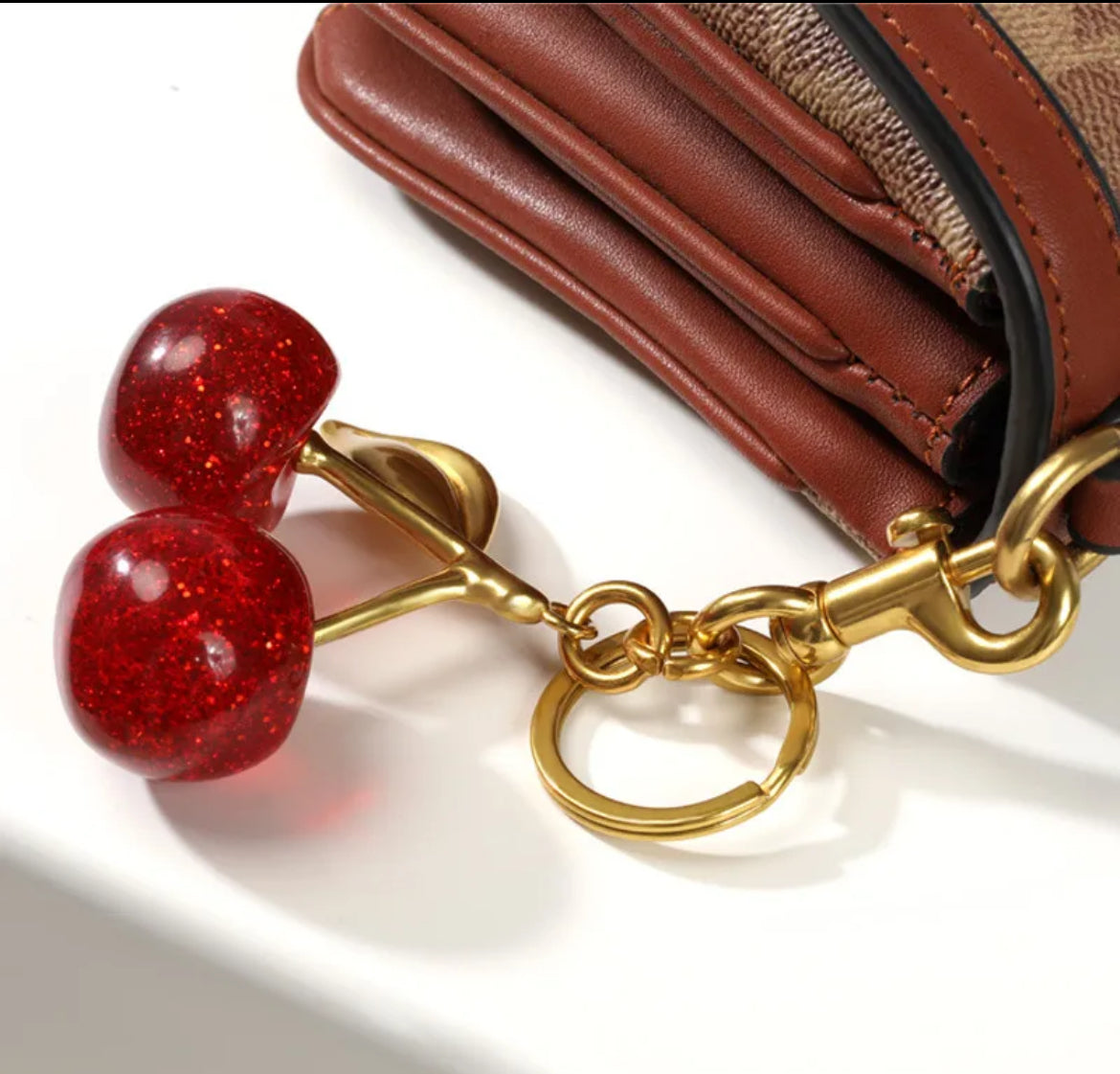 CHERRY KEYCHAIN