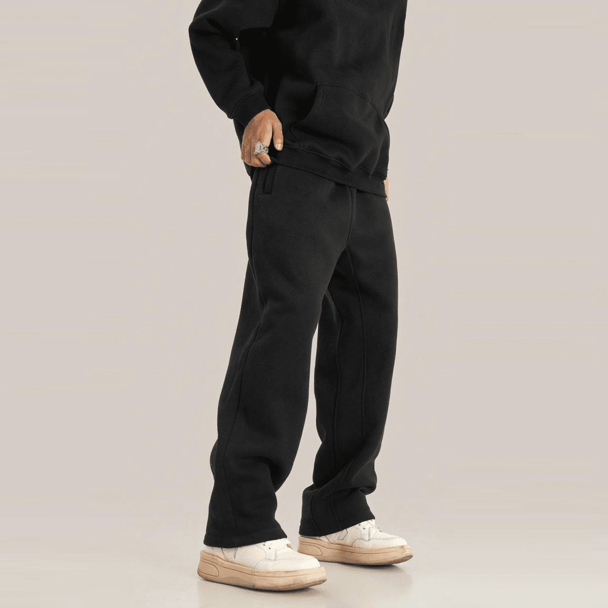 Unisex Fleece Oversized Sweatpants(380GSM)